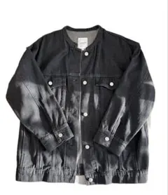 LEPSIM スタンドカラーGジャン 黒