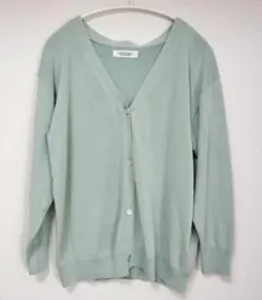 アーバンリサーチサニーレーベル　接触冷感　クールミストカーディガン　ミント