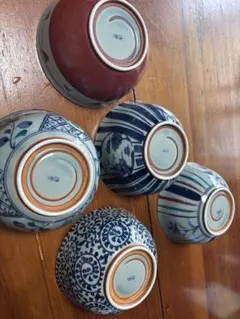 有田焼　清秀窯　古染絵変り　どんぶりのサムネイル