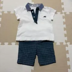 familiar ポロシャツ ショートパンツセット　90㎝