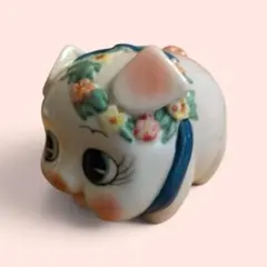 希少！加藤工芸「豚の貯金箱」
