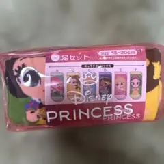 ディズニープリンセス 靴下6足セット ポーチ付き 15-20cmのサムネイル