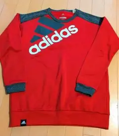 adidas トレーナー 赤 160cm