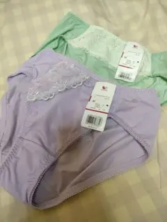 ワコールショーツМ　グリーン　パープルのサムネイル