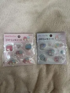 ぷにシャカシール　キキララ　リトルツインスターズ