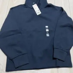 ユニクロ UNIQLO ドライスウェットプルパーカ L ブルー