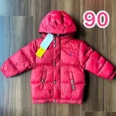 【新品】ラルフローレン RALPHLAUREN ポロ POLO ダウン 赤 90