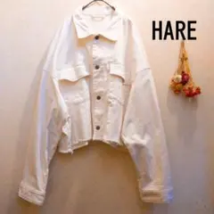 【値下げ】HARE ハレ カットオフ デニムGジャン