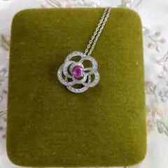 専用です。ダイヤ　ピンクサファイア ネックレス