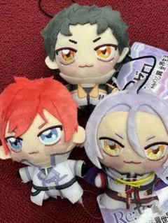 GIGO限定 リゼロ ちょぴぬいぷち スバル ラインハルト ユリウス 3点 