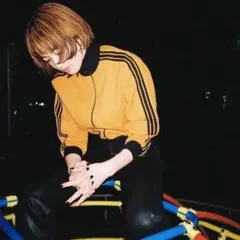 希少6号 80s adidas デサント トラックジャケット オレンジ 小松菜奈