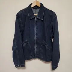 【GU】ダークブルー デニムジャケット スイングトップ サイズＬ