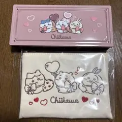 ちいかわ バレンタイン チョコパーティ缶、ポーチギフト 2種セット 袋付き