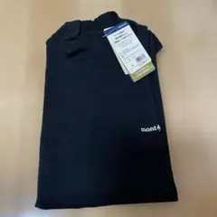 2/15まで値下　新品　モンベル　メリノウールプラスハイネックシャツ 黒　Men