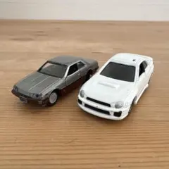 トミカスバルインプレッサWRX・日産スカイライン2000ターボ