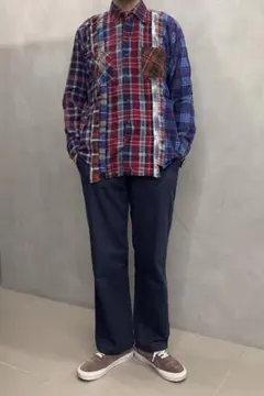 REBUILD by NEEDLES 7Cut Flannel Shirt
