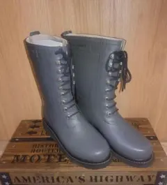 ILSE JACOBSEN レインブーツ レースアップ グレー 24.0cmのサムネイル