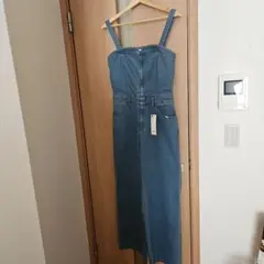 GU サロペット Lサイズ 63ブルー