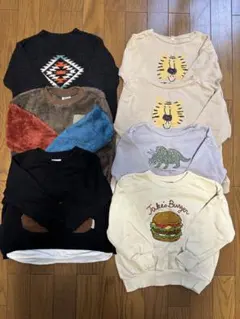 キッズ トップス トレーナー ニット 7点セット まとめ売り　100 110