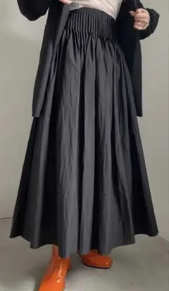 Ameri RANDOM TUCK HEM SKIRT ブラック Sサイズ - メルカリ