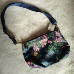 CathKidston　スモールジップクロスボディー　トワイライトガーデン　新品