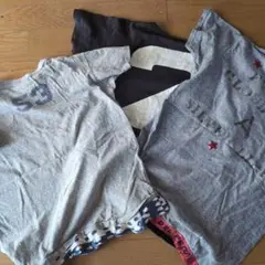デニムダンガリー　160　Tシャツ3枚セット