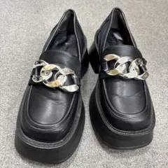 ローファー　厚底　レディース