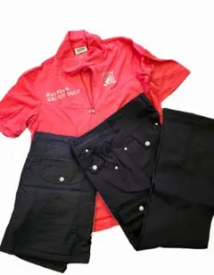 コルウィン・アクセル　ゴルフウェアセット上下4点セット LL