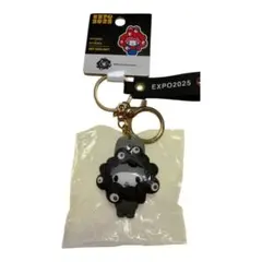 【新品】万博限定なりきりマイメロディ 黒ミャクミャク サンリオ 立体キーホルダー