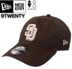 ニューエラ キャップ 帽子 9TWENTY 柔らか パドレス ブラウン×ベージュ