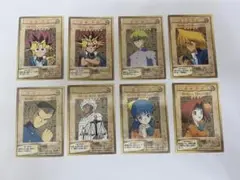 バンダイ版 遊戯王 キャラクターカード 全8種 武藤遊戯 海馬瀬人 真崎