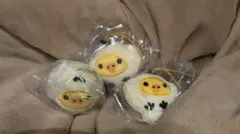 リラックマ ガチャガチャ かぷくるみだららっこ キイロイトリ 3個セット