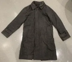 ユニクロ シングル ブレスト コート ステンカラー アウター ヘリンボーン S