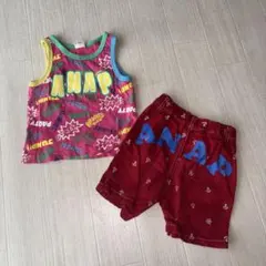 ANAP kids ノースリーブ＆ショートパンツ セット 90
