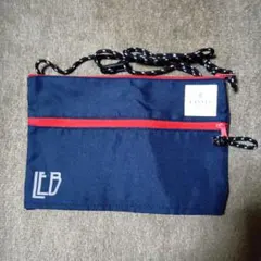 未使用‼️LANVIN en Bleu ショルダーバッグ ネイビー/レッド