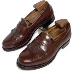 SCOTCH GRAIN キルトコインローファー ブラウン 24EE 革靴