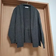 LEPSIM グレー カーディガン 長袖