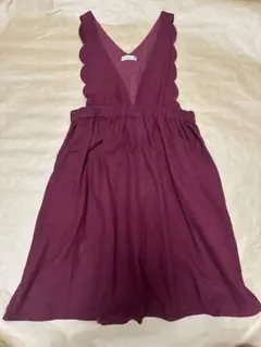 branshes バーガンディ ジャンパースカート　150