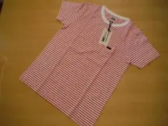 ★新品　Ｌｅｅ　Ｔシャツ　１６０　ボーダー　白×赤　タグ付き★のサムネイル