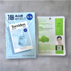 トリデン ダイブイン フェイスマスク 6枚　シカ コラーゲンエッセンスマスク