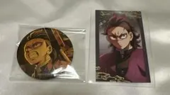 鬼滅の刃 無限城編 キービジュアル 缶バッジセットA ムビチケ風カード 玄弥