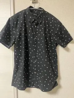 A.P.C. 総柄 プリント 半袖 シャツ ブラック コットンのサムネイル
