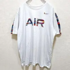 ナイキ カモフラ柄クルーネック半袖Tシャツ XL 白 春夏 スポーツ 散歩のサムネイル