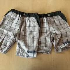 BeBeチェック柄パンツ 110・120サイズ