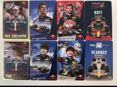 F1 角田裕毅 マックス・フェルスタッペン レッドブル カード 8枚セット