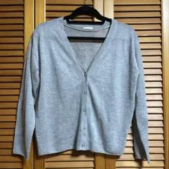 GU グレー 長袖カーディガン