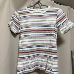 マルチボーダー 半袖 Tシャツ カットソー