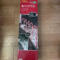 Inliten LED キャンディケイン 6本セット クリスマス装飾