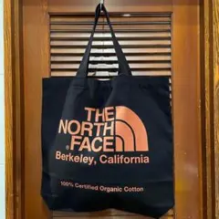 ザノースフェイス オーガニックコットントート　ブラック×シナモンスティック
