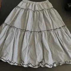 しまむら　青木美沙子　NINA’S　ニナス　リバーシブルスカート　ティアード